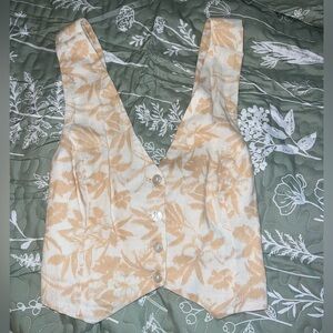 Size L Abercrombie & Fitch Linen Vest